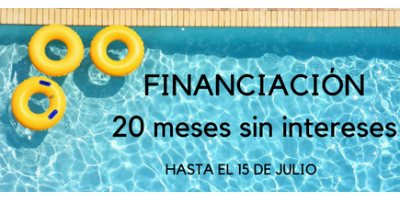 20 meses sin intereses hasta el 15 de Julio 2018